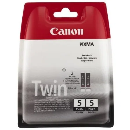 Canon PGI-5BK Twin Pack Negro Canon PGI-5BK Twin Pack Negro